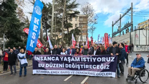 Kartal’da “İnsanca Yaşam” Mitingi