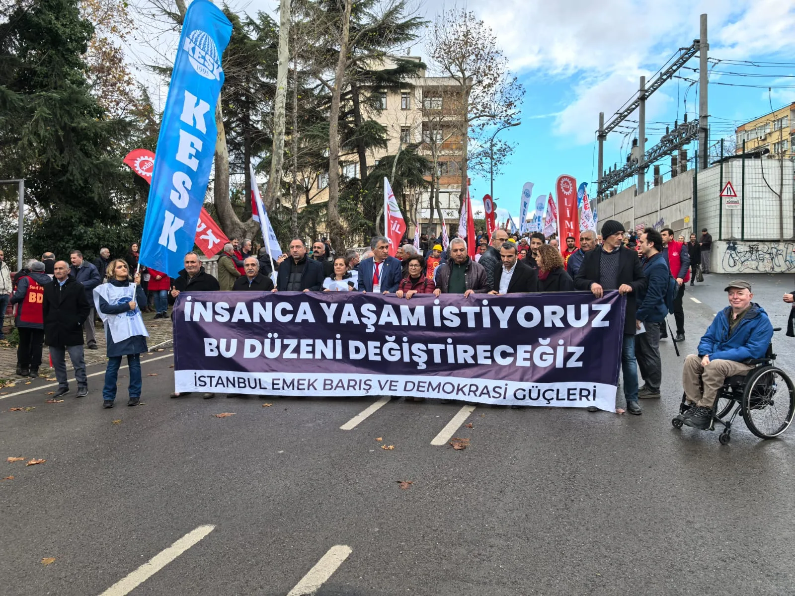 Kartal’da “İnsanca Yaşam” Mitingi