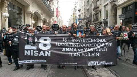 28 Nisan: İş Cinayetlerine Karşı Öfkemiz, Sömürü Düzenine Karşı İsyanımız!