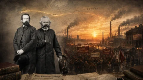 Batı’dan Doğu’ya Kayan Mücadele Şafağı Marx ve Engels’i Selamlıyor